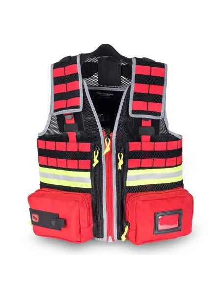 GILET D'INTERVENTION MEDICAL ROUGE