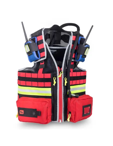 GILET D'INTERVENTION MEDICAL ROUGE