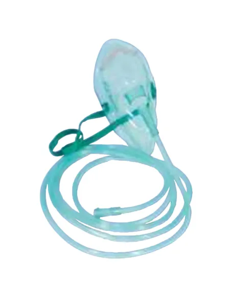 MASQUE A OXYGENE MOYENNE CONCENTRATION AVEC TUBULURE