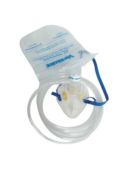 MASQUE A OXYGENE PEDIATRIQUE HAUTE CONCENTRATION AVEC TUBULURE
