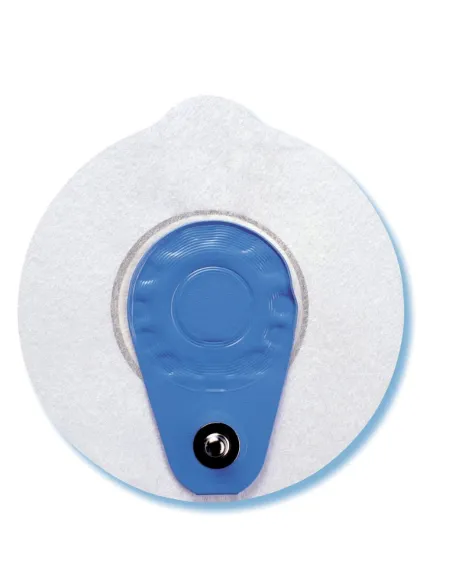 Ambu BlueSensor VL : Électrodes ECG longue durée, snap offset, 72×68 mm – Boîte de 500