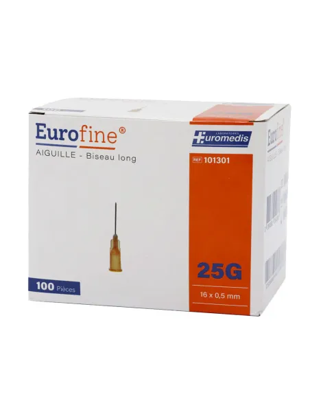 AIGUILLES HYPODERMIQUES STÉRILE - EUROFINE