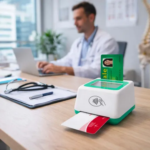 Lecteur de carte vitale 4 en 1 F600