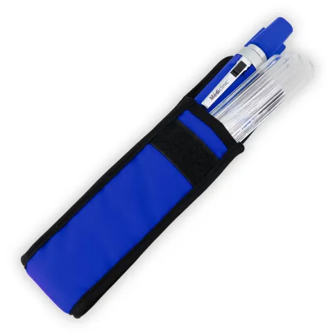 Lampe stylo porte abaisse langue color led Bleu