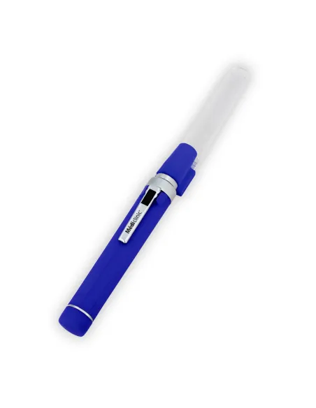 Lampe stylo porte abaisse langue color led Bleu
