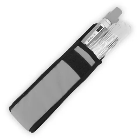 Lampe stylo porte abaisse langue color led Gris