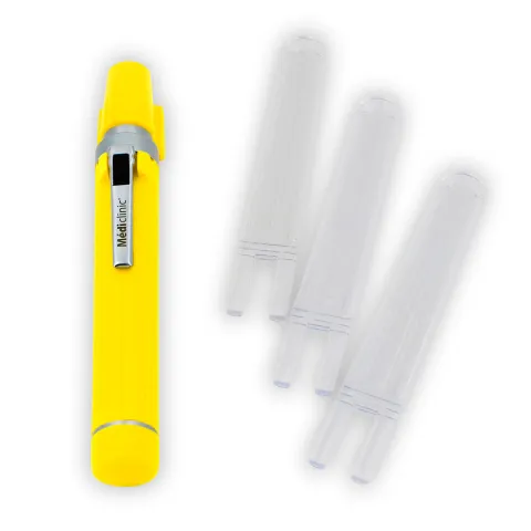 Lampe stylo abaisse langue - Jaune