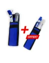 Pack otoscope led fo + Lampe stylo abaisse langue - Bleu