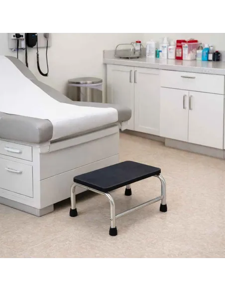 Marchepied médical inox 1 marche antidérapant – Mediclinic