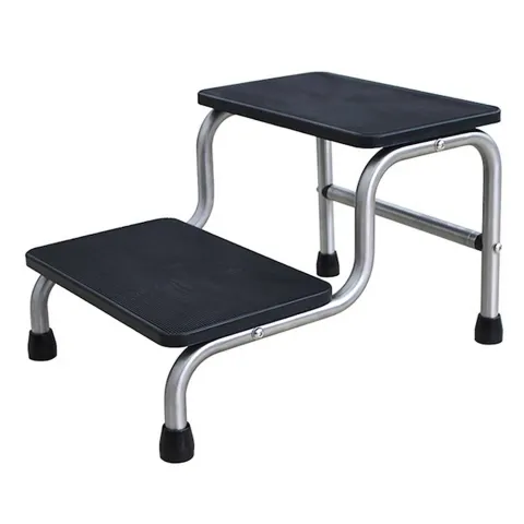 Marchepied médical 2 marches Inox antidérapant – Mediclinic
