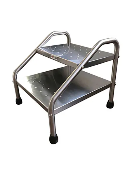 Marchepied médical Tout Inox 2 marches – Mediclinic