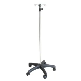 Pied à sérum inox 4 crochets réglable – MEDICLINIC