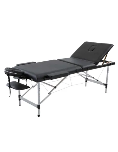 Table de massage pliante aluminium Noir – Beta Flex Mediclinic