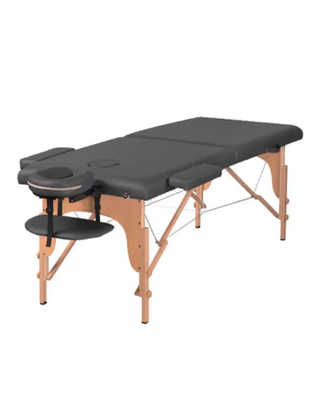 Table de massage pliante bois Noir – Alpha Wood Mediclinic