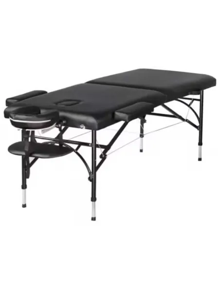 Table de massage pliante aluminium Noir – Alpha Alu Mediclinic