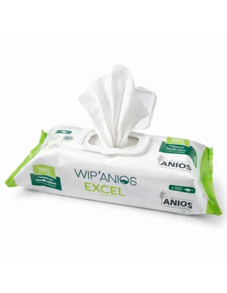 Lingettes Désinfectantes Wip'Anios Excel : Désinfection Efficace