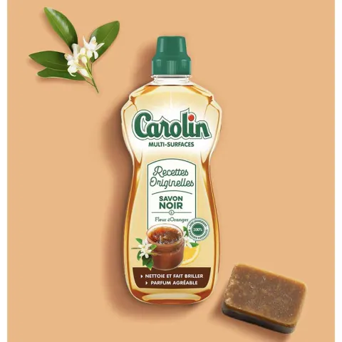 Nettoyant multi-surfaces Savon Noir 1L - CAROLIN