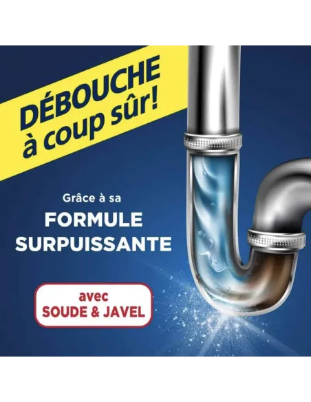 DEBOUCHEUR GEL EPAIS SOUDE + JAVEL - 1,5?L - OURAGAN
