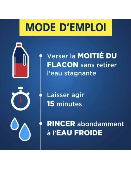 DEBOUCHEUR GEL EPAIS SOUDE + JAVEL - 1,5?L - OURAGAN