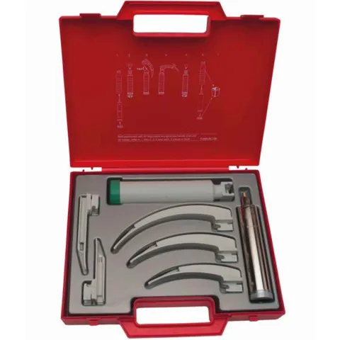 TROUSSE LARYNGOSCOPE D'URGENCE AVEC LAMES - HEINE XP