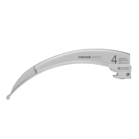 Trousse de laryngoscopie HEINE Classic F.O. avec éclairage LED et 4 lames