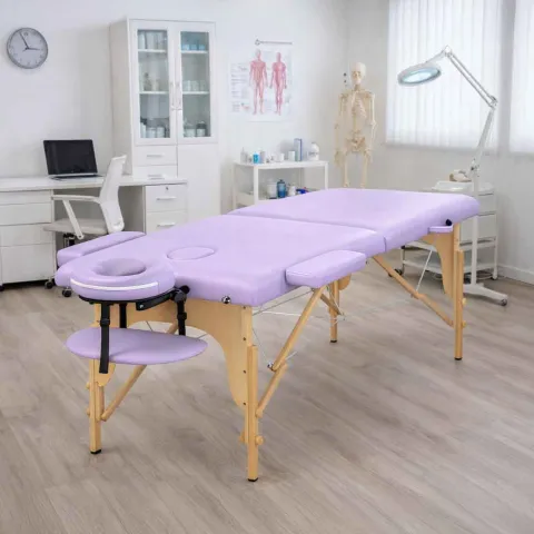 Table de massage pliante bois Noir – Alpha Wood Mediclinic