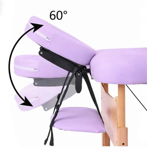 Table de massage pliante bois Noir – Alpha Wood Mediclinic