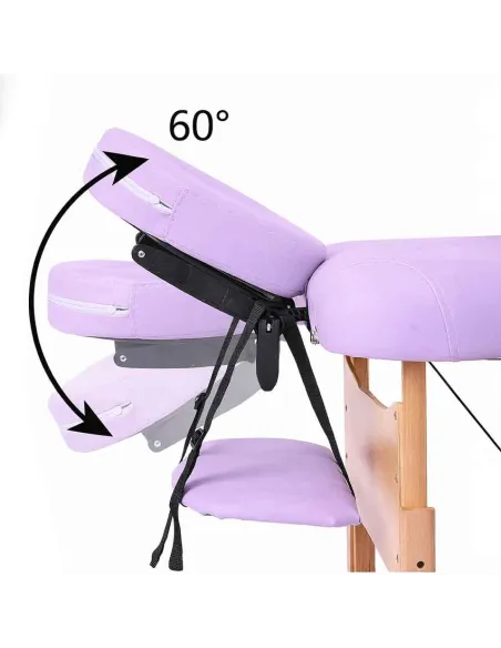 Table de massage pliante bois Noir – Alpha Wood Mediclinic