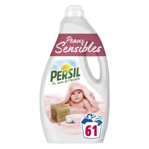 Lessive Persil Peaux Sensibles 2,5L – 61 Lavages – Savon de Marseille