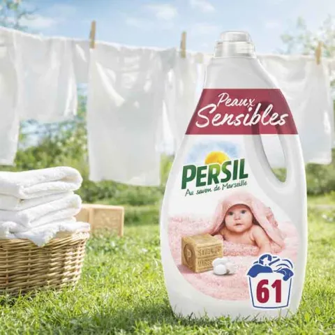 Lessive Persil Peaux Sensibles 2,5L – 61 Lavages – Savon de Marseille