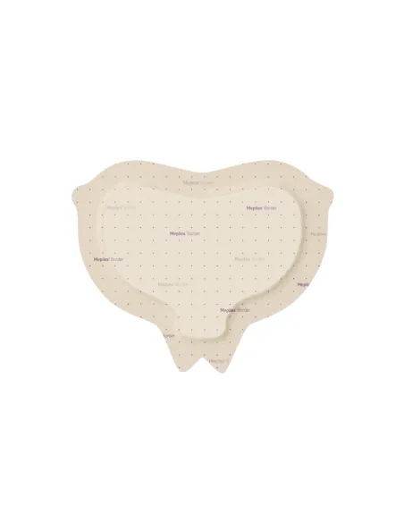 Mepilex Border Sacrum Protect 16×20 cm – Pansement adhésif | Boîte de 5