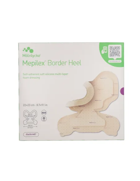 Mepilex Border Talon – Pansement hydrocellulaire siliconé | Boîte de 6