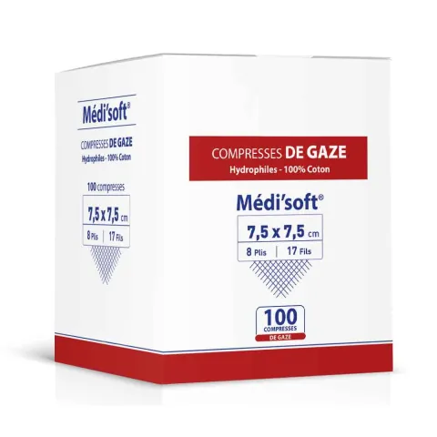 Compresses de gaze non stériles Sylamed - SylaFil 17 fils - LD Medical