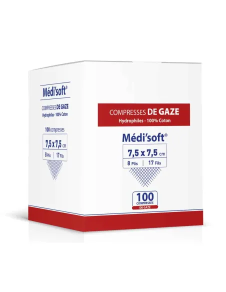 Compresses de gaze non stériles Sylamed - SylaFil 17 fils - LD Medical