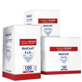 Compresses de gaze non stériles Sylamed - SylaFil 17 fils - LD Medical
