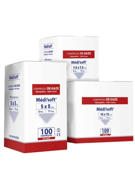 Compresses de gaze non stériles Sylamed - SylaFil 17 fils - LD Medical