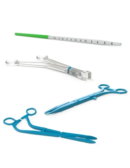 Set de pose de stérilet – Ciseaux coupe-fils distale 4 pièces