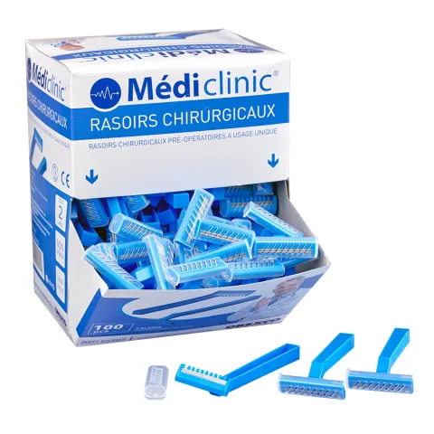 Rasoirs jetables 2 lames Comed boîte de 100 - LD Medical