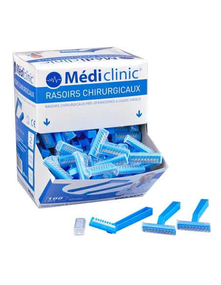 Rasoirs jetables 2 lames Comed boîte de 100 - LD Medical