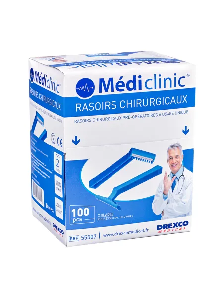 Rasoirs jetables 2 lames Comed boîte de 100 - LD Medical