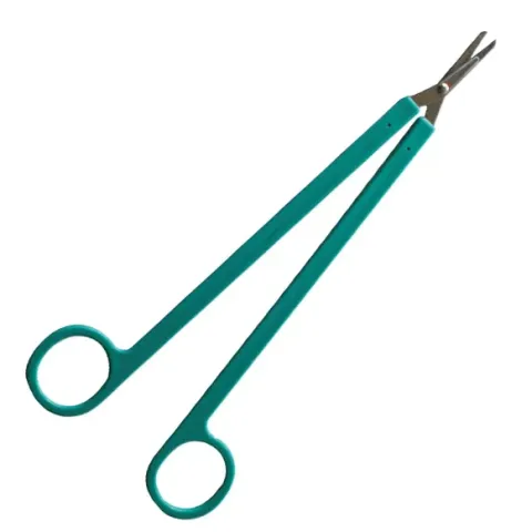 Ciseaux longs coupe-fils pour pose de dispositif intra-utérin