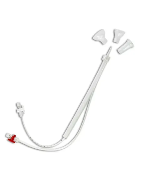 Canule pour hystérosalpingographie 2 voies avec cupule