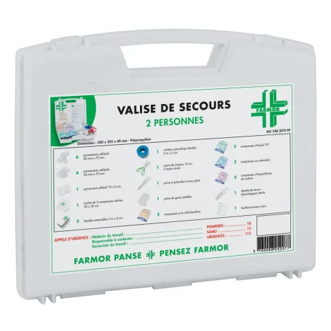 COFFRET DE SECOURS 2 PERSONNES