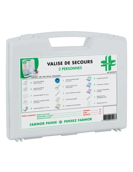 COFFRET DE SECOURS 2 PERSONNES