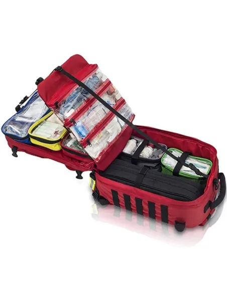 SAC A DOS D’URGENCE ROUGE - AMPOULIERS - POCHETTE PARAMED