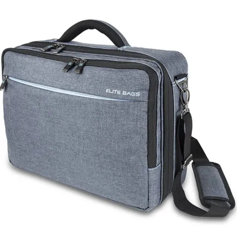 MALETTE MEDICALE MODERNE - GRIS/BLEU