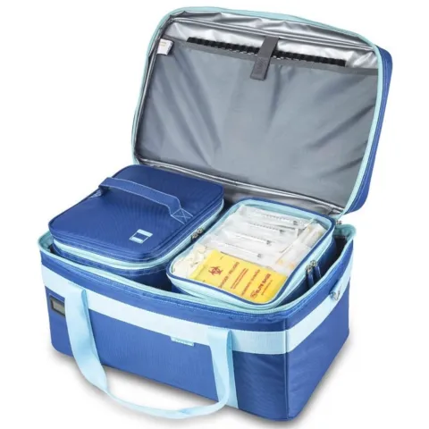 SAC ISOTHERME MATERIAU BIO MINI COOL - BLEU