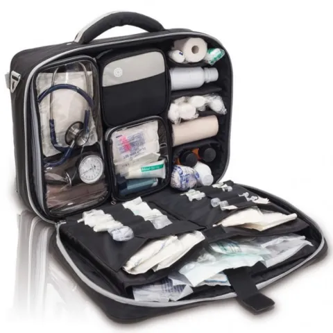 MALLETTE MEDICALE AMPOULIER PRACTI NOIR / BLANC