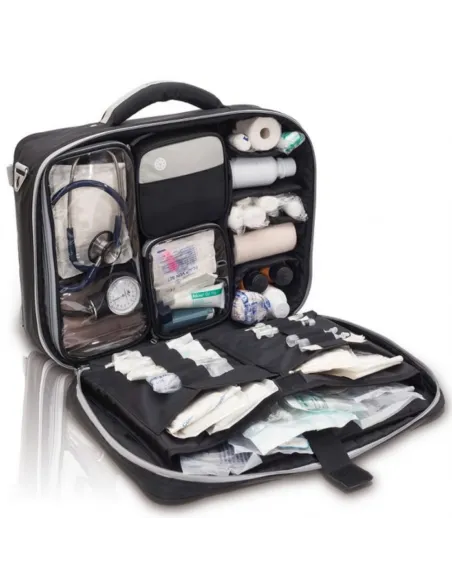 MALLETTE MEDICALE AMPOULIER PRACTI NOIR / BLANC