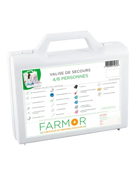 VALISE DE SECOURS 4/6 PERSONNES